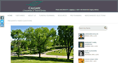 Desktop Screenshot of calgarycrematorium.com