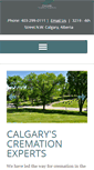 Mobile Screenshot of calgarycrematorium.com